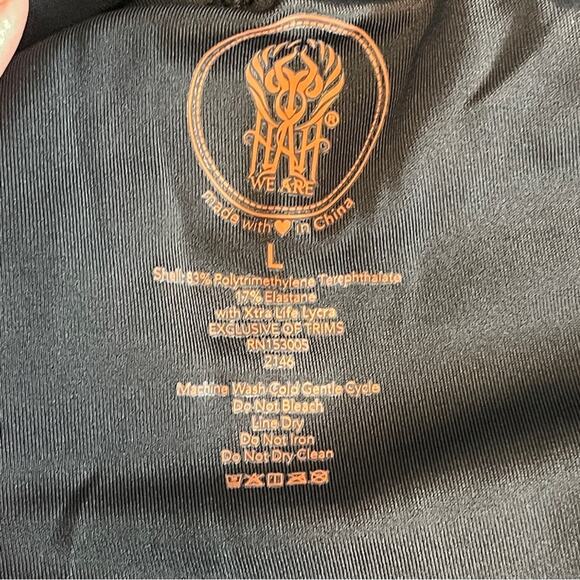 Free People X HAH Cut To The Chase 1 Piece Swim Bodysuit Black - Picture 7 of 13